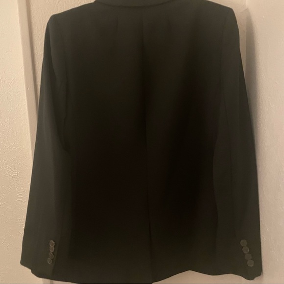 J Crew Willa Blazer Black Italian Wool Blend Excellent Condition -Size 10 - Picture 8 of 10